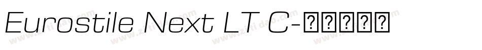 Eurostile Next LT C字体转换